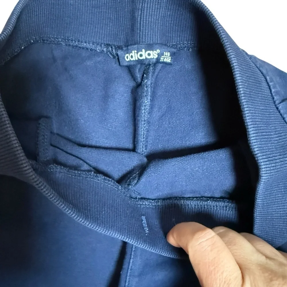 adidas Kids Gray & Navy Logo Long Sleeve Set – Size 11
